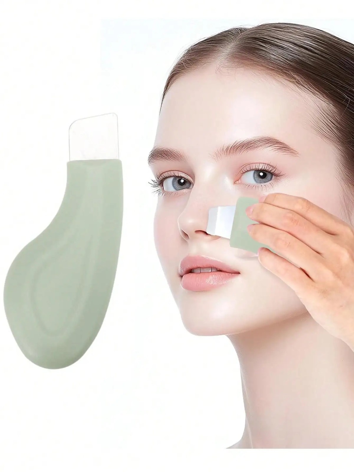 1pc Nose Blackhead Remover Tool Gentle Facial Pore Cleanser Silicone Facial Scra