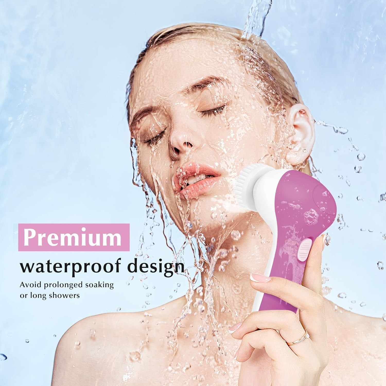 Silicone Face Brush with Automatic Operation – Perfect for Every Skin Concern