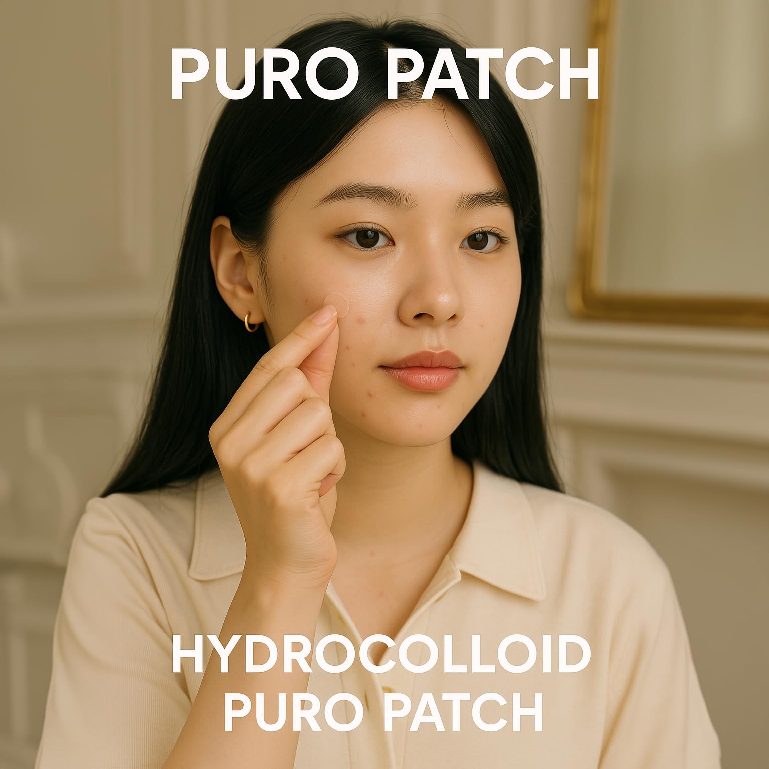 PURO PATCH Acne Treatment Patches, 30Count/PK Hydrocolloid Pimple White