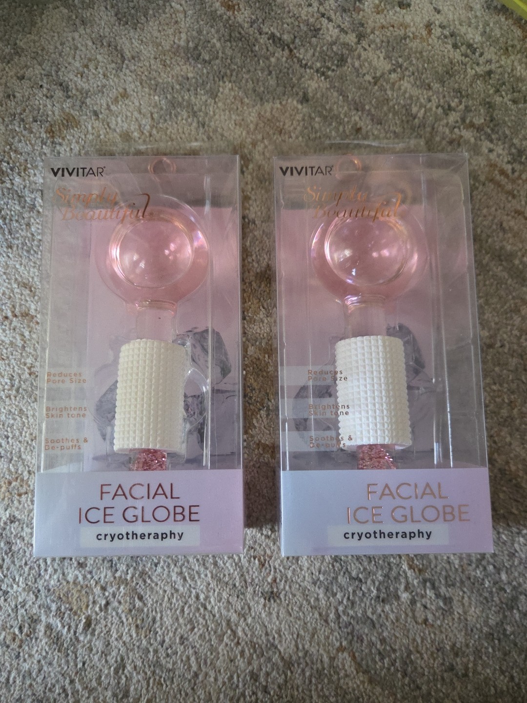 Vivitar SIMPLY BEAUTIFUL .Facial Ice Globe CRYOTHERAPHY.