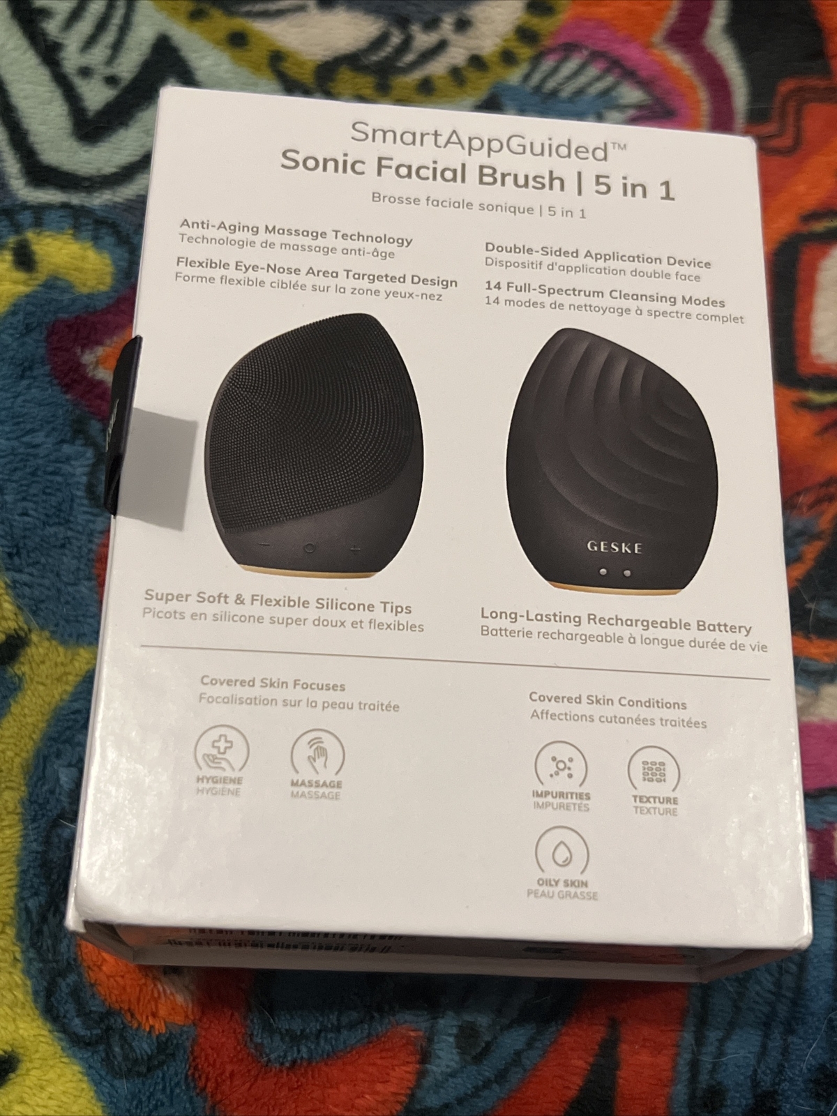 GESKE – SONIC FACIAL BRUSH – 5 In 1 – NEW