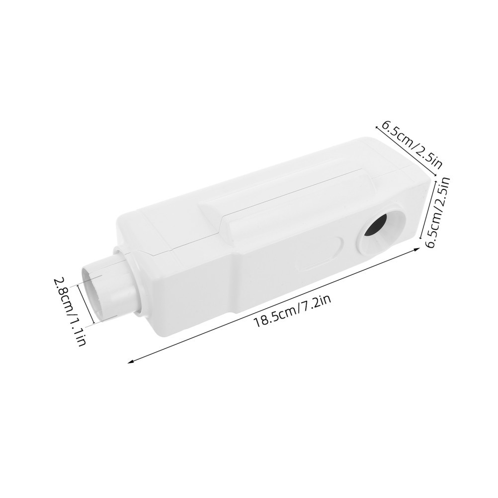 Salon Facial Steamer Nozzle Replacement White Plastic Fine Mist Spray Attachment