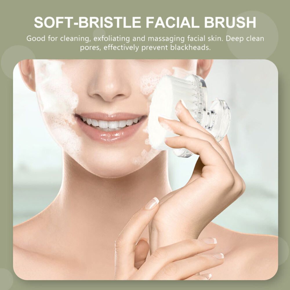 Hand Scrubber Exfoliating Brush for Face Scalp Dry Body Facial