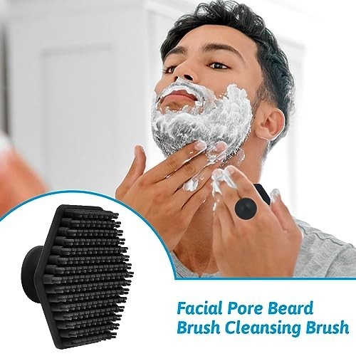 Manual Facial Cleansing Brush Silicone Exfoliating Face Scrubber Body Brush