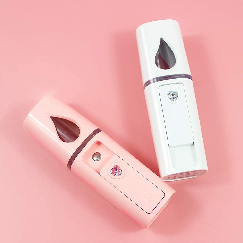 Elegant Portable Facial Steamer with Visual Water Tank & Auto Shut-Off Feature