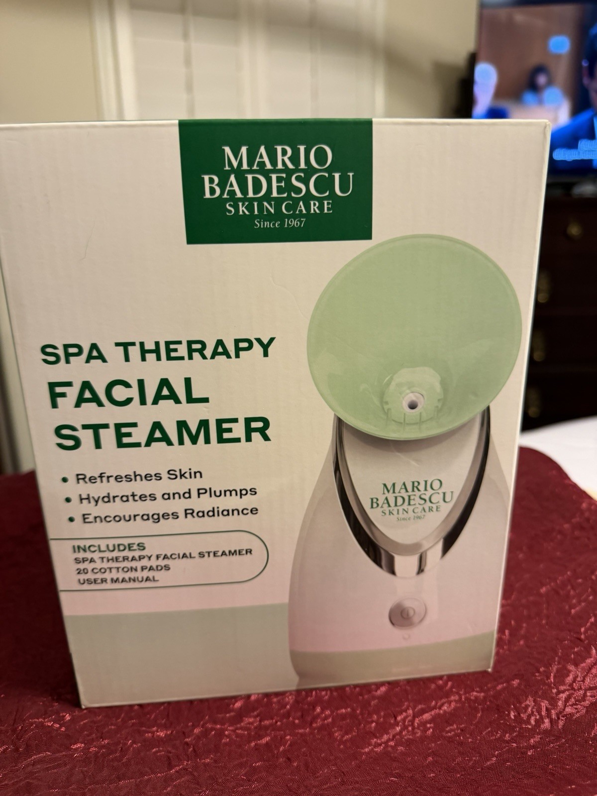 Mario Badescu Spa Therapy Facial Steamer Skin Care New In Box
