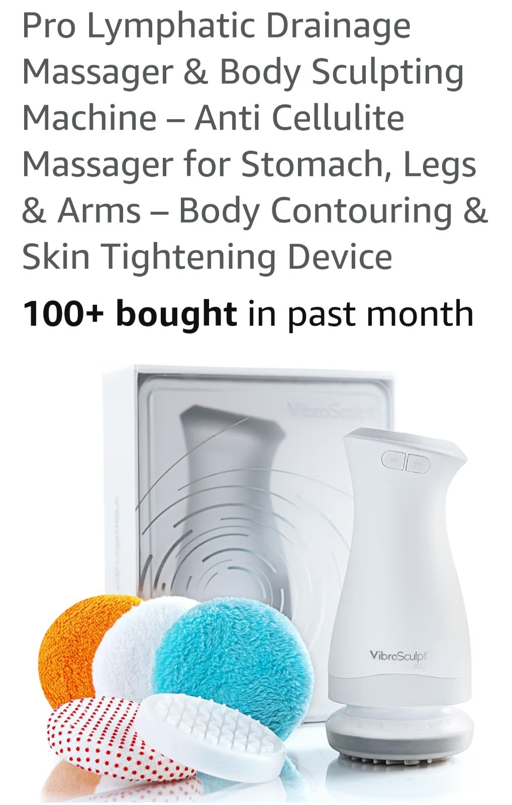 Vibro Sculpt PRO Body Sculpting & Toning Device – Multi-Pad System for Smo