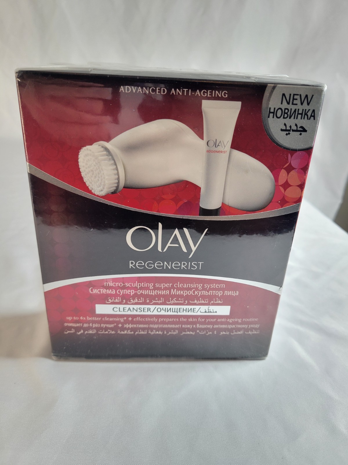 Olay Regenerist Advanced Anti-Aging Facial Brush & Cream NEW Sealed Box