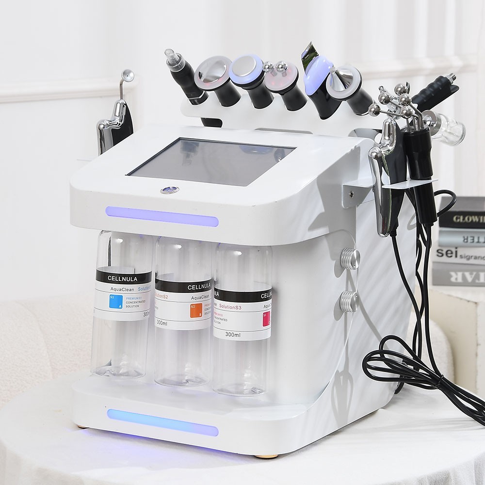 11-in-1 Hydra Oxygen Jet Facial Machine – Deep Cleansing & Skin Tightening