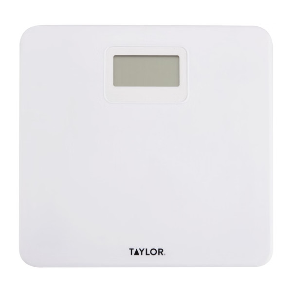 Taylor Precision Products 5274509 Digital Plastic Bath Scale, White, 330-Lb. Cap
