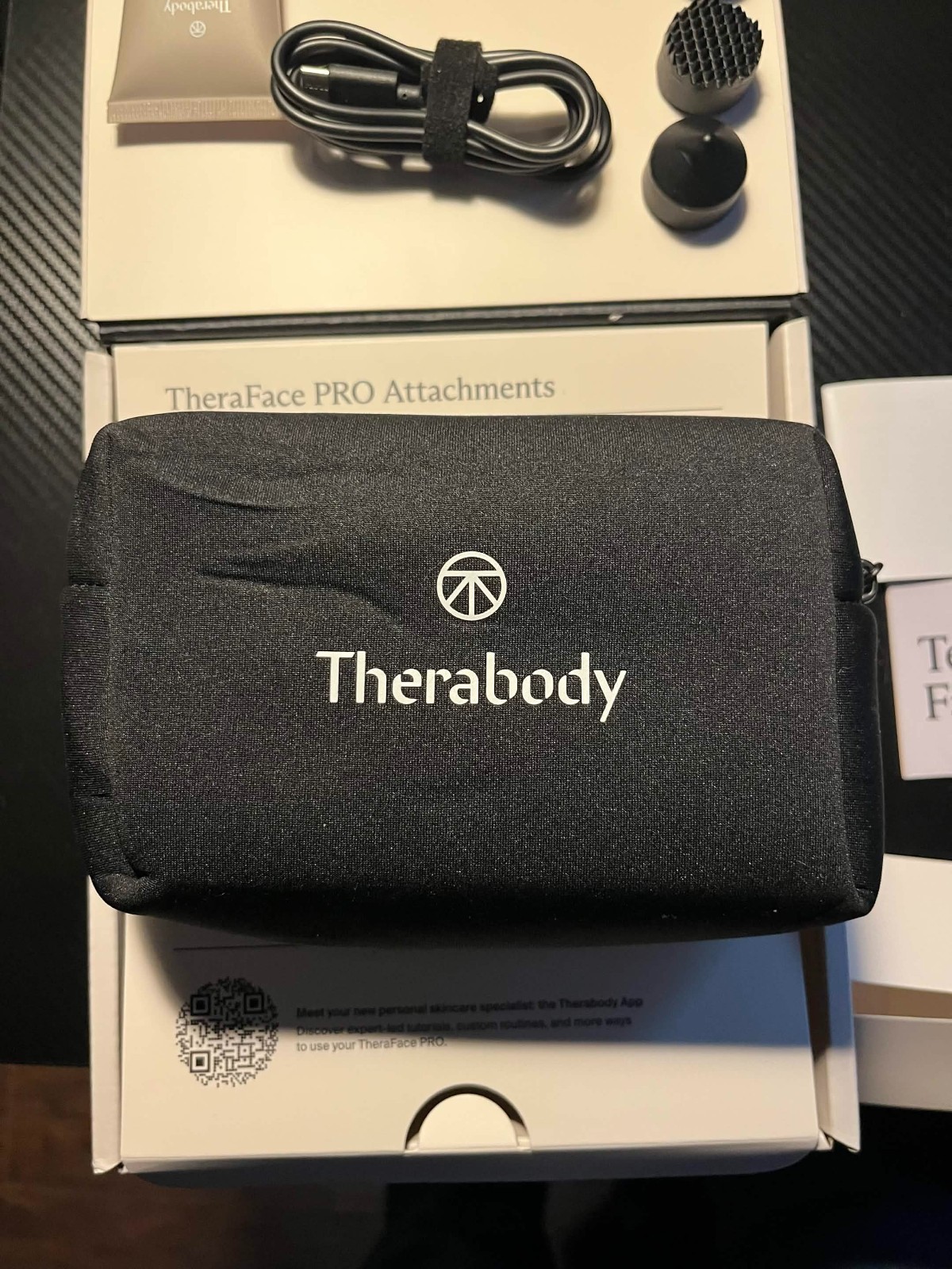 Open Box Therabody TheraFace PRO TF02220-01 Facial Therapy Device White