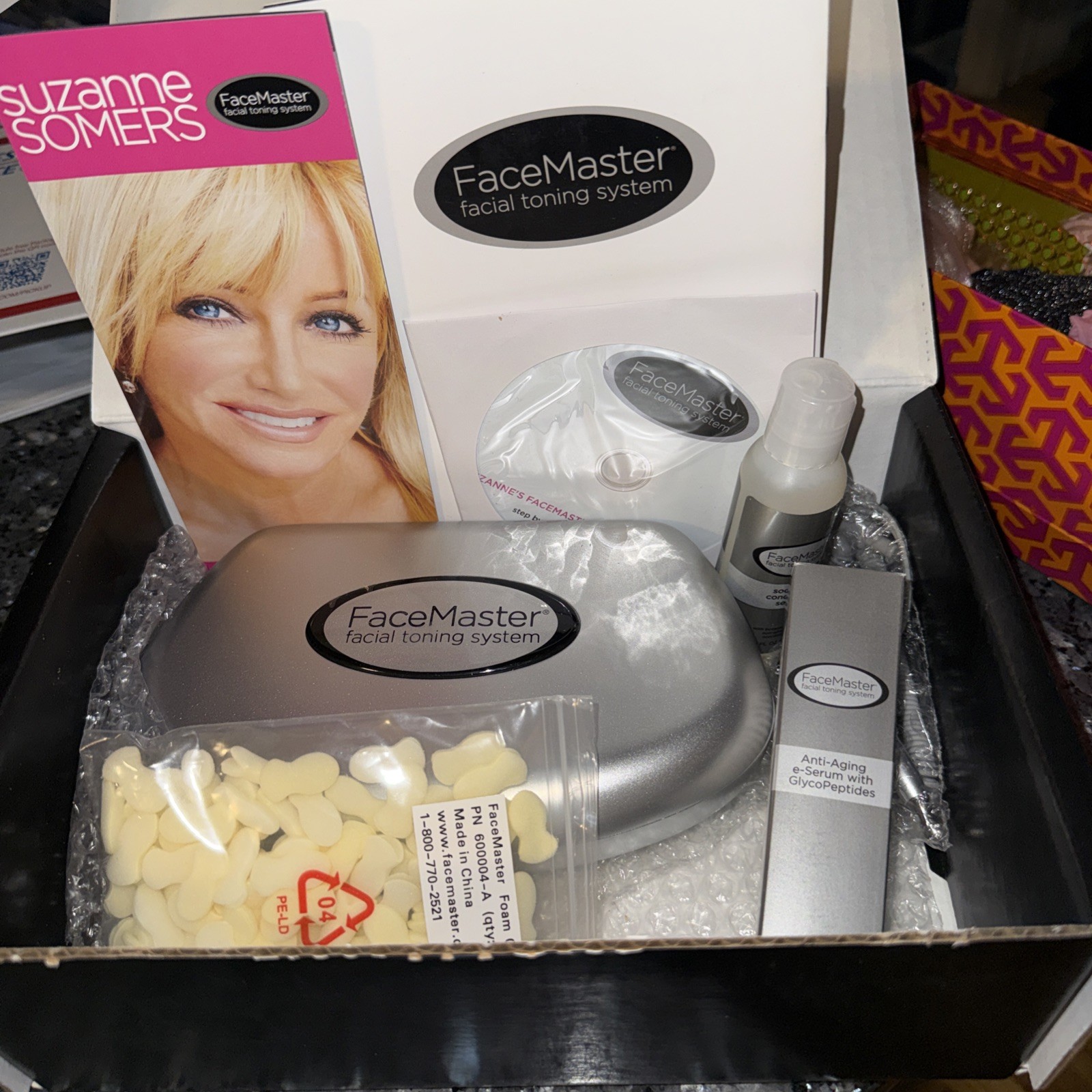 FaceMaster Facial Toning Device Platinum Complete Kit Instructions Mint Summers