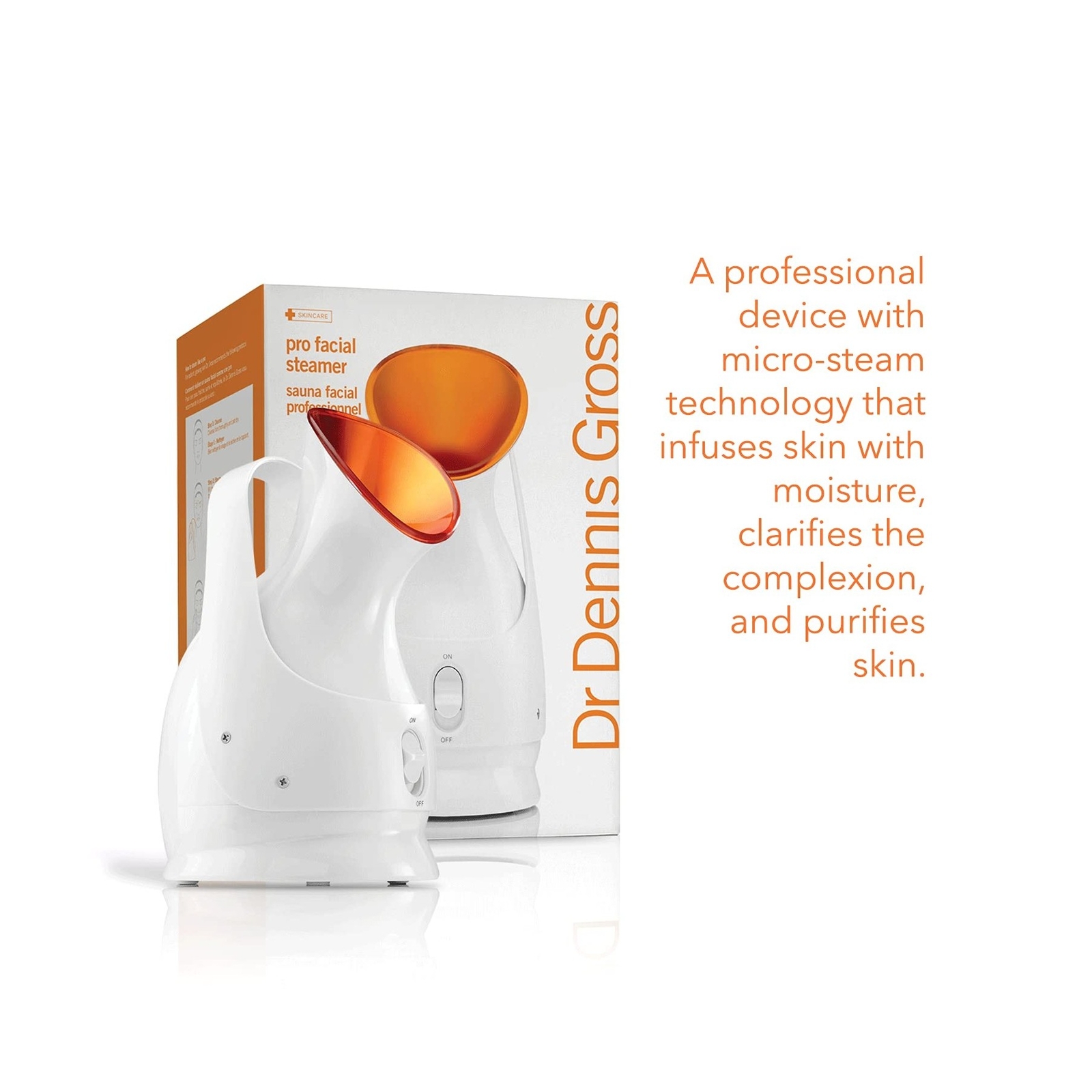 Dr. Dennis Gross Pro Facial Steamer for Facial Deep Cleaning: Infuse Skin wit…