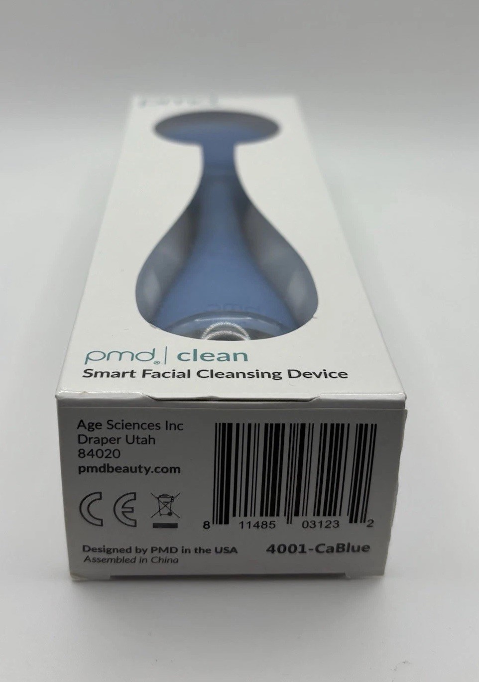 NEW NIB PMD Beauty Clean Smart Facial Cleansing Device Carolina Blue AUTHENTIC