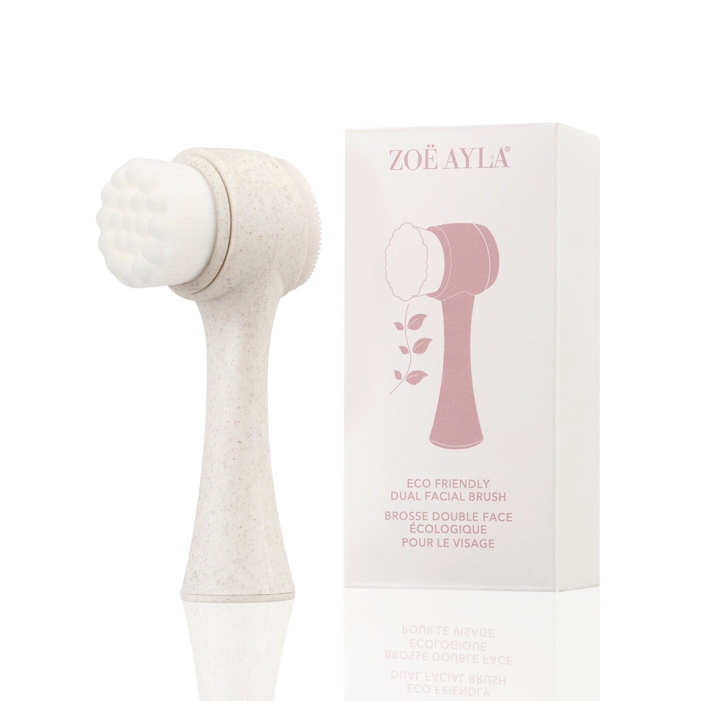 Zoe Ayla Eco Friendly Dual Facial Cleansing Brush