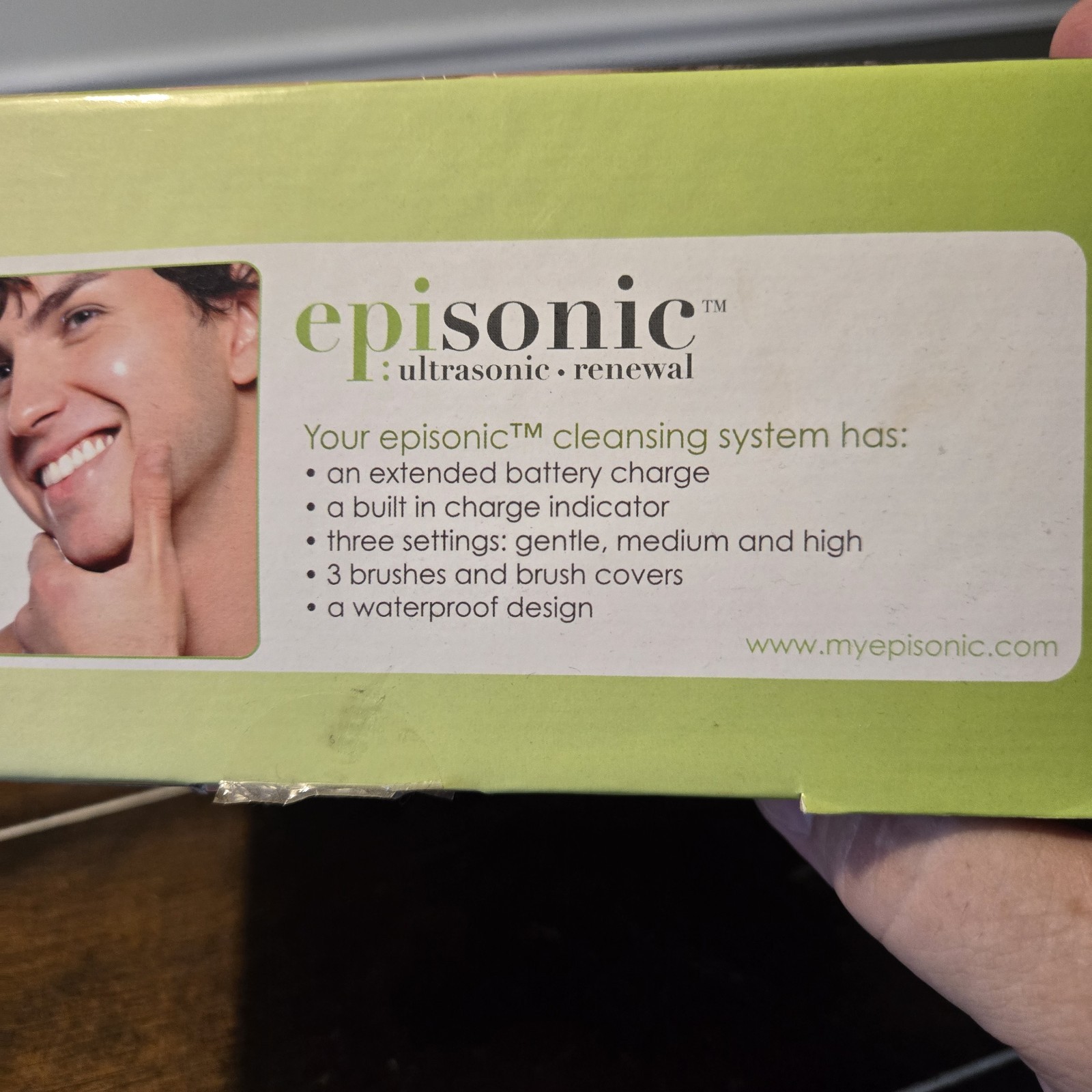 New Episonic Ultrasonic Renewal WATER-PROOF Cleansing System for Face and Body