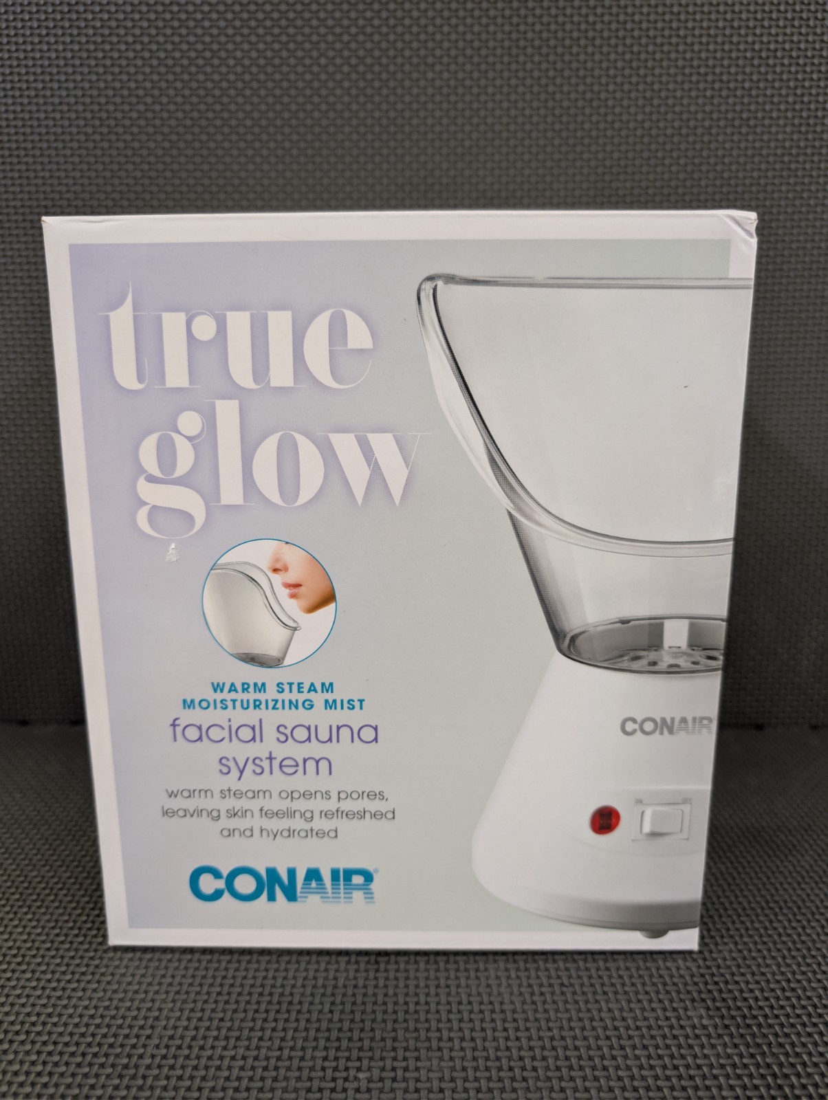 Conair True Glow Warm Steam Moisturizing Mist Facial Sauna System White