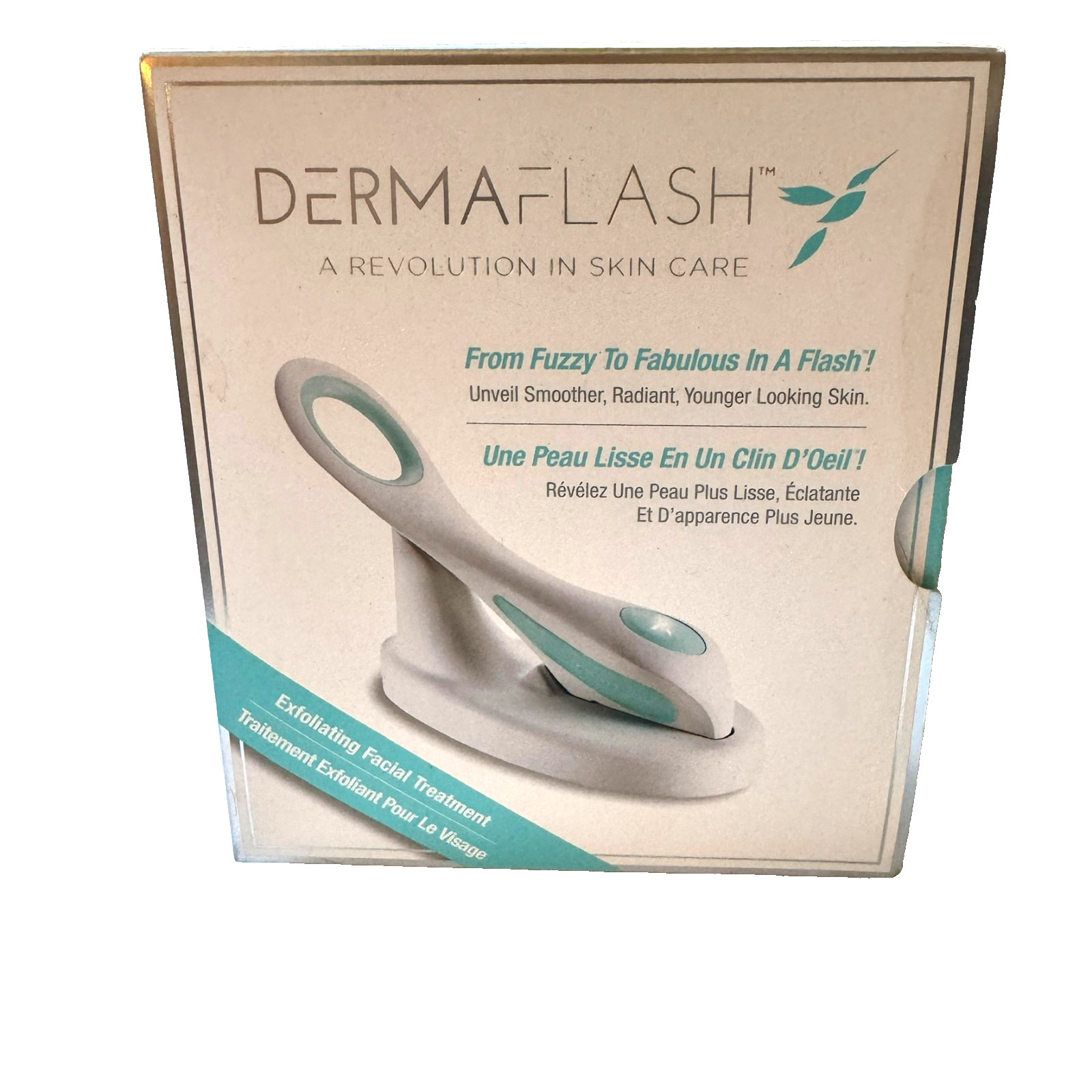 Dermaflash Facial Exfoliating Dermaplaning Device & Essentials Kit 6 Edges NEW