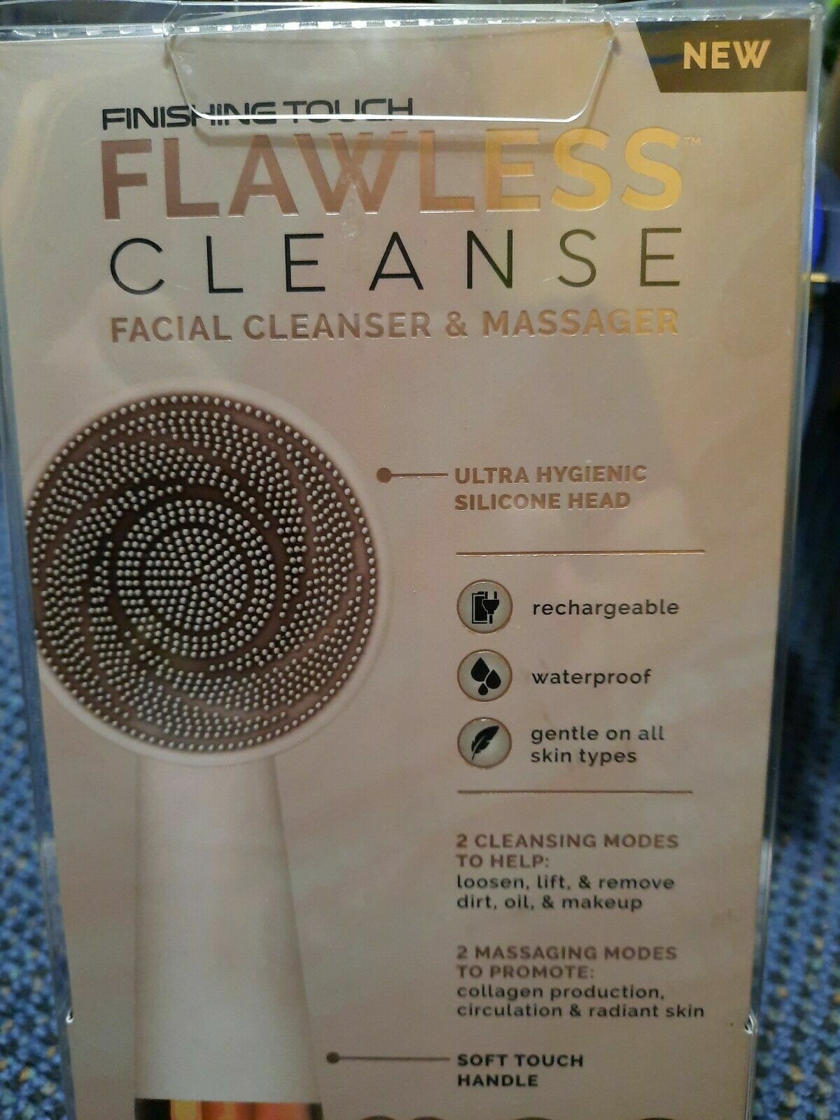 Finishing Touch-FLAWLESS Cleanse Facial Brush For All Skin Types