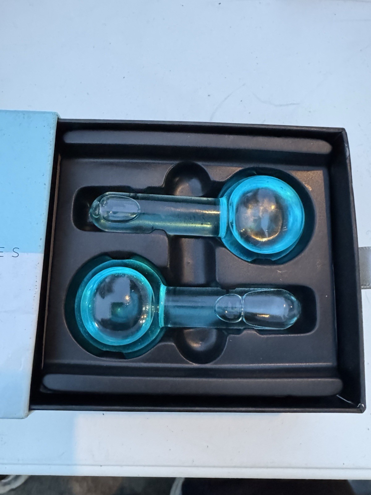Pivotal Glass Cooling Facial Globes Soothe & Depuff Bags Under Eyes & Circles