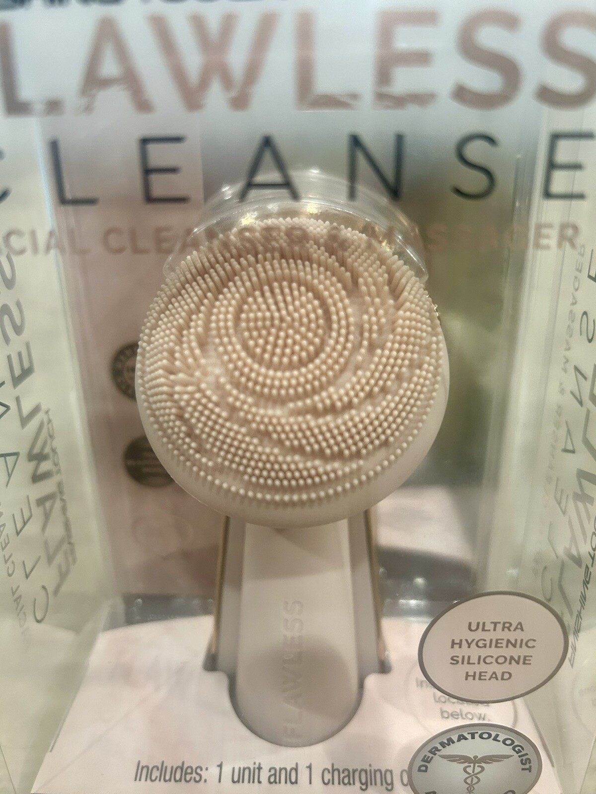 Flawless facial spinning cleanser & massager & Ponds clarant B3 dark spot lotion