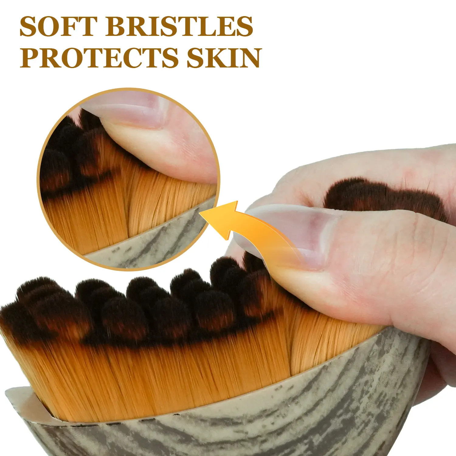Cotsoco Lymphatic Contour Face Brush for Jawline & Chin Sculpting, Soft Bristles