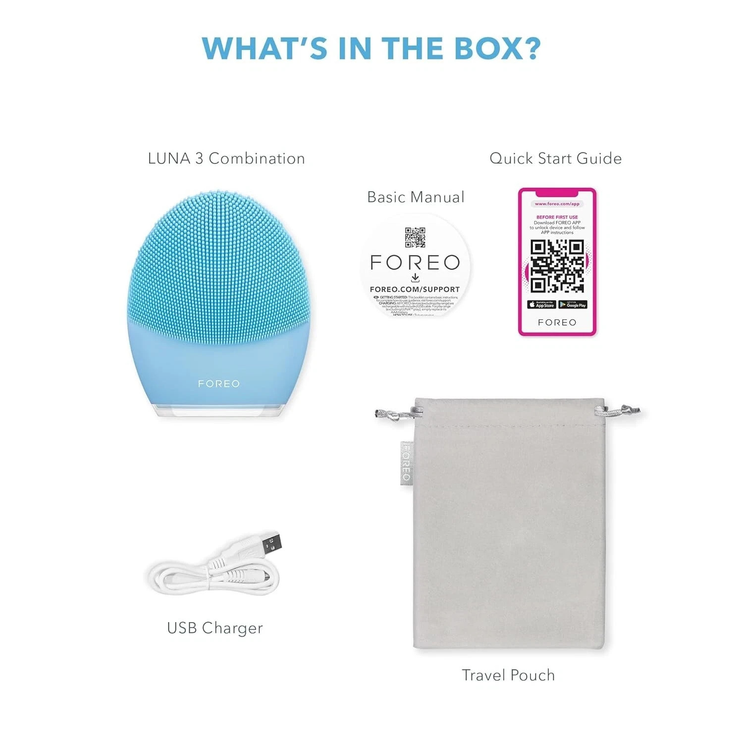 Foreo Luna 3 Smart Facial Cleansing & Firming Massage Combination Skin Sealed