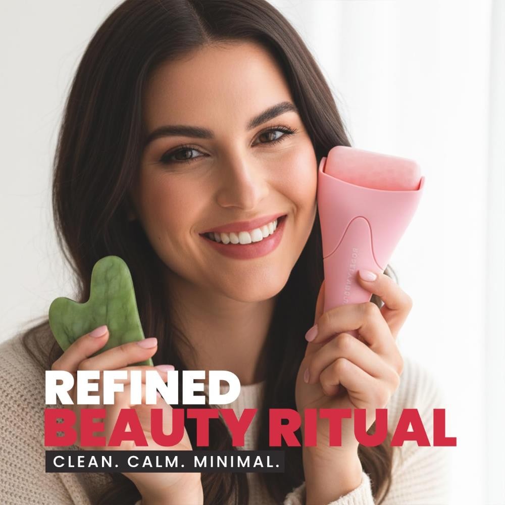 ROSELYNBOUTIQUE Ice Roller for Face Wrinkles Fine Lines Puffiness Stick Massager
