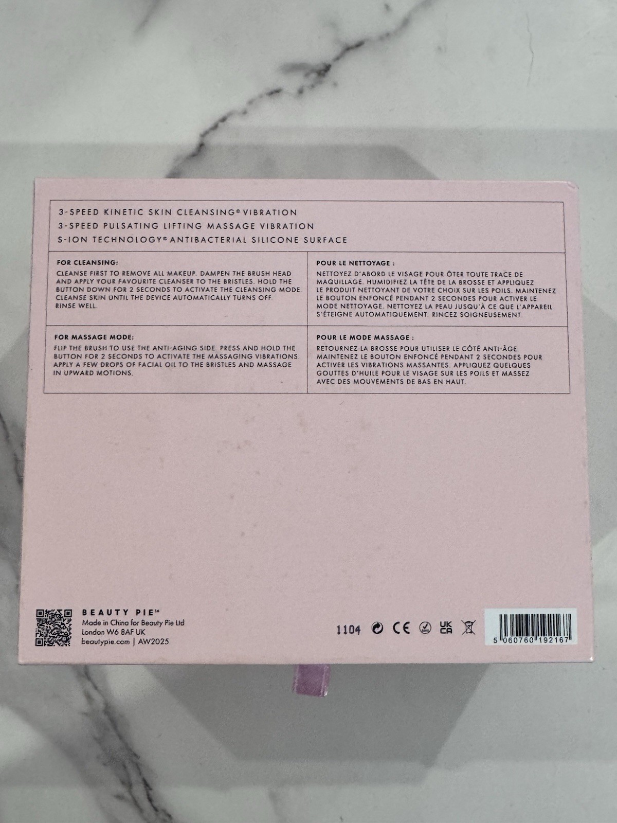 Beauty Pie – Super Facial Vibrating Cleansing Brush (Pink)
