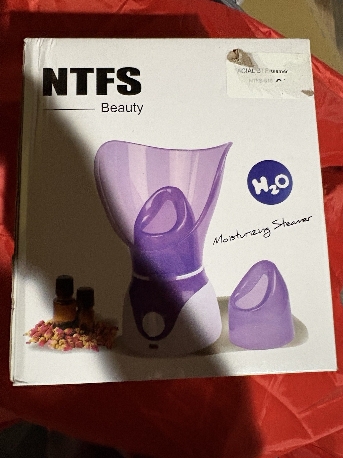 NTFS Beauty NTFS-618 Facial Steamer Purple, Nasal Mask, LED Indicator