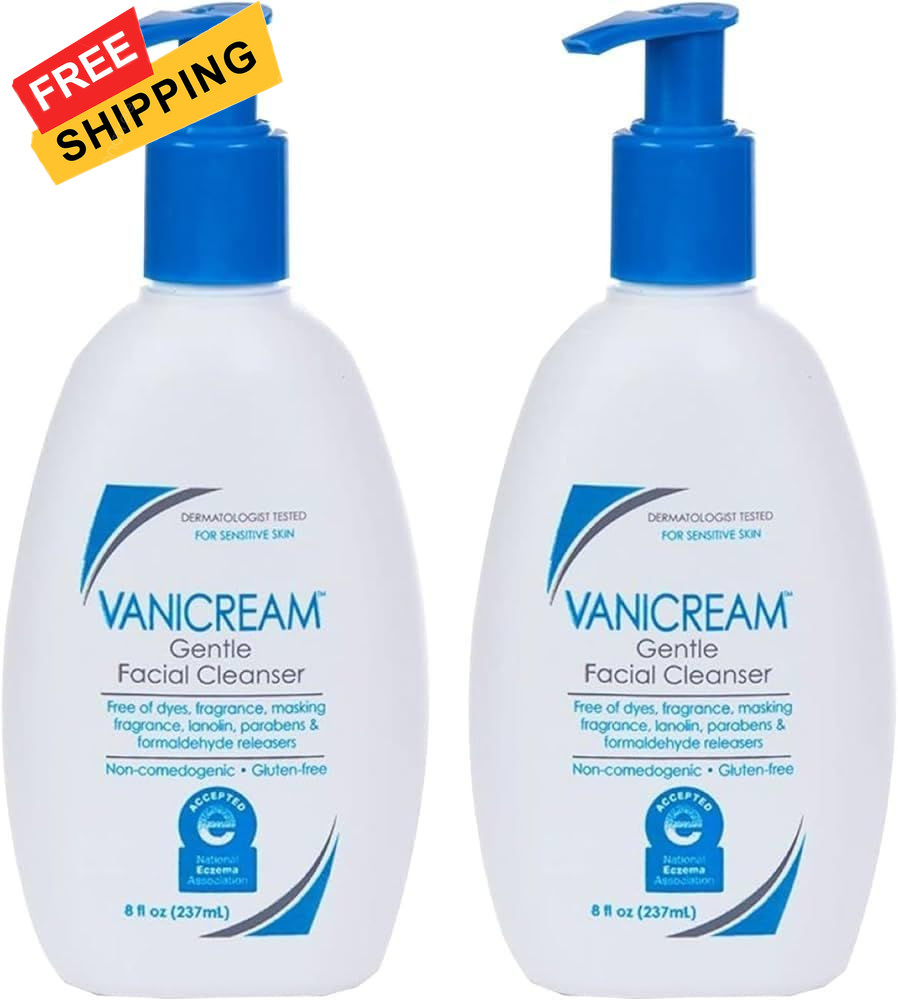 Vanicream Gentle Facial Cleanser, 8 Fl Oz (Pack of 2) 4