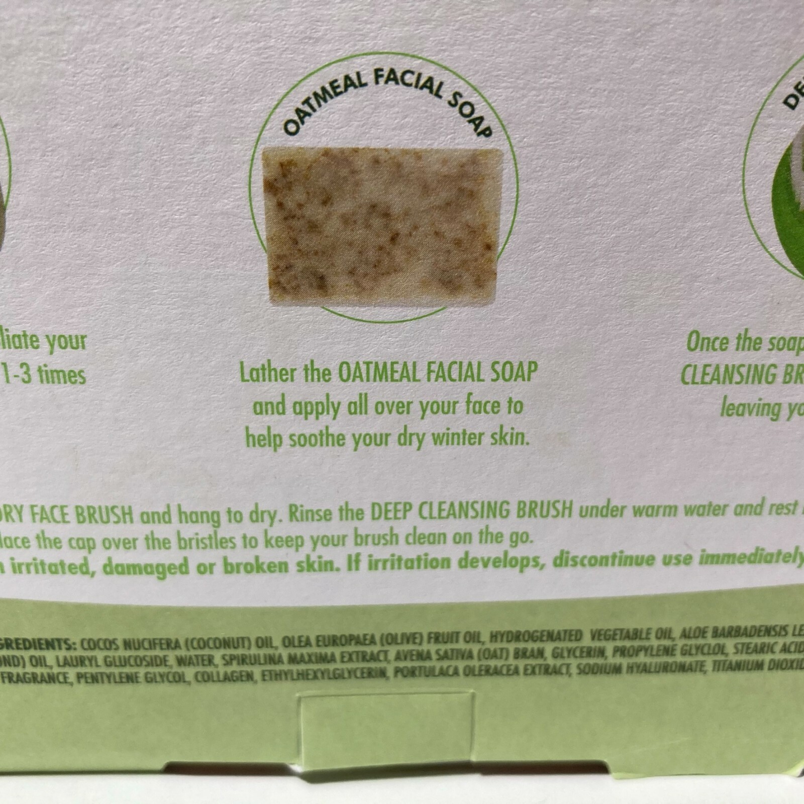 EcoTools Ultimate Facial Cleansing Kit Dry Face Deep Cleansing Brush Oatmeal