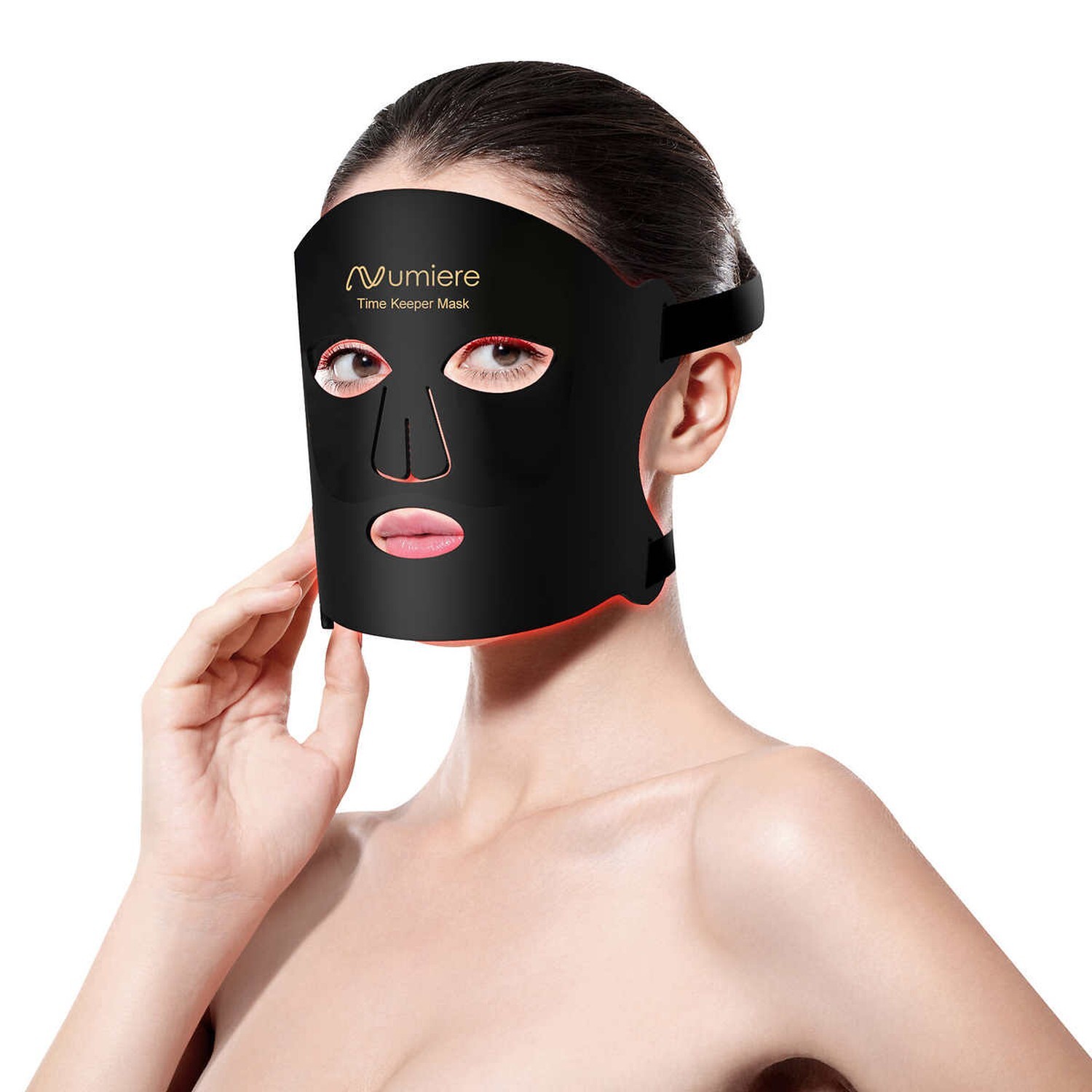 LED FACE RED LIGHT MASK FACIAL THERAPY INFRARED TREATMENT FOR FACE BLUE NUMIERE