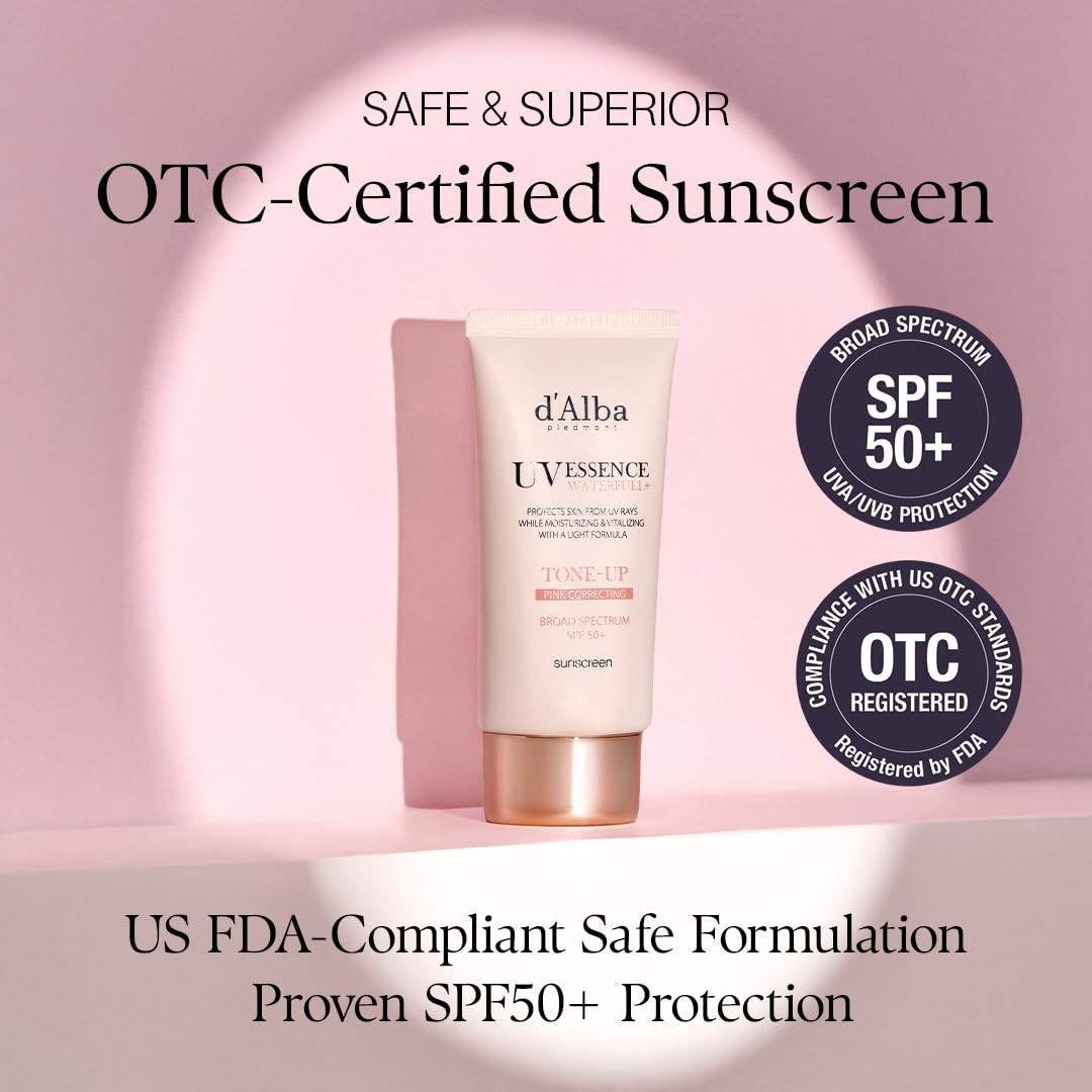 d’alba Piedmont Waterfull Tone-Up Sunscreen Serum 1.69 Fl Oz (Pack of 1)