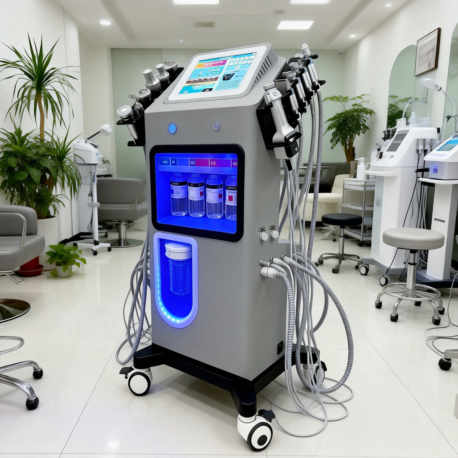 6 In1 Multifunctional Facial Beauty Machine, Skin Rejuvenation Hydrate Cleansing
