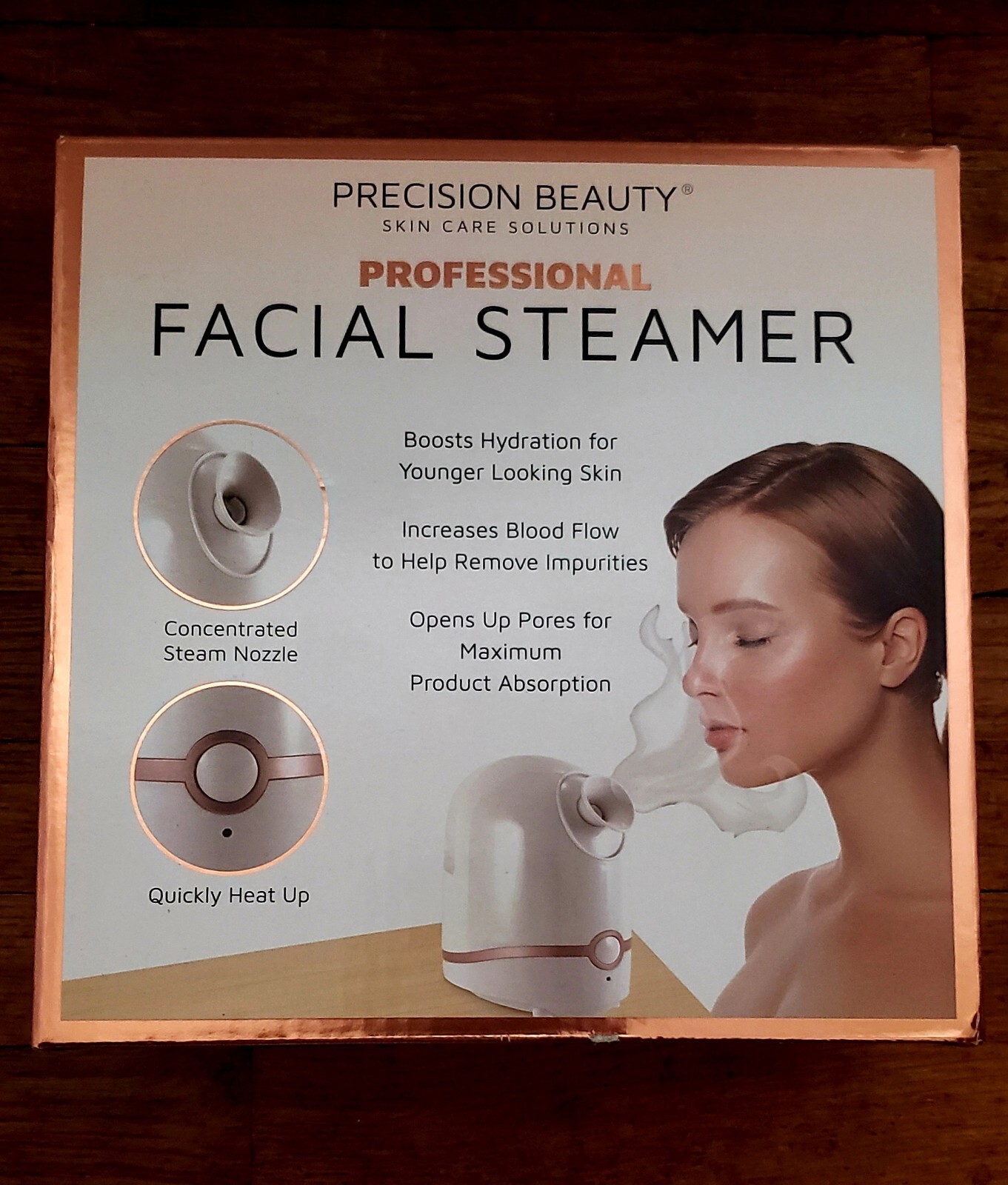 NEW Precision Beauty Professional Facial Steamer-Unopened Box