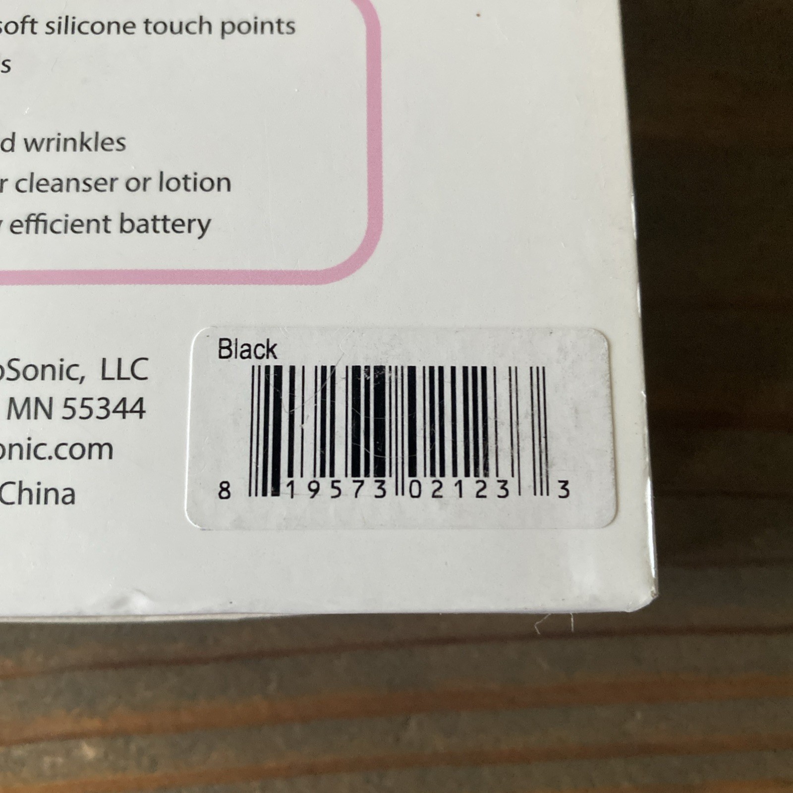 Pop Sonic Leaf Sonic Facial Cleansing Electric Device Black New Sealed