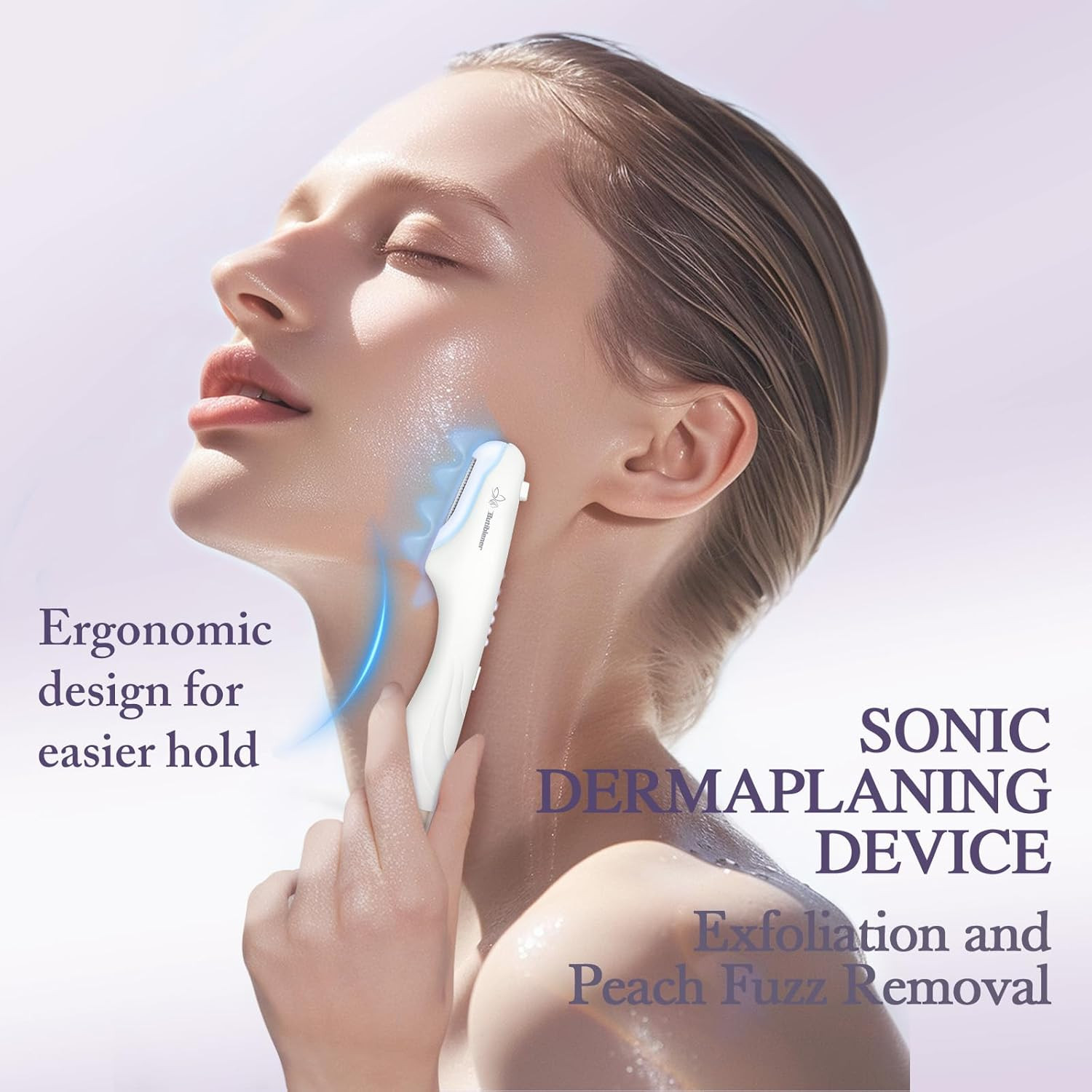 Dermaplane-Razor for Women Face,Sonic Dermaplane,Sonic Dermaplaning Tool,Face Sh
