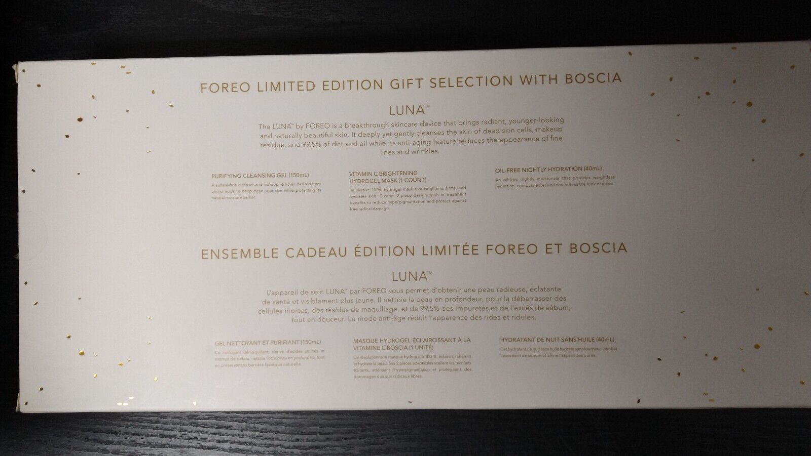 FOREO Limited Edition Gift Selection with BOSCIA LUNA , Anti-Aging NEW IN BOX