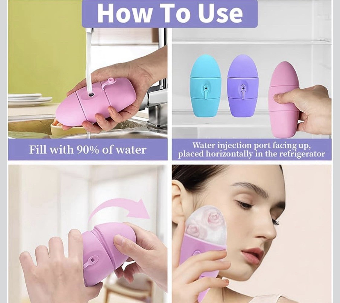 Luckyrao Ice Roller for Face and Eye Massager for Face, Eyes and Neck