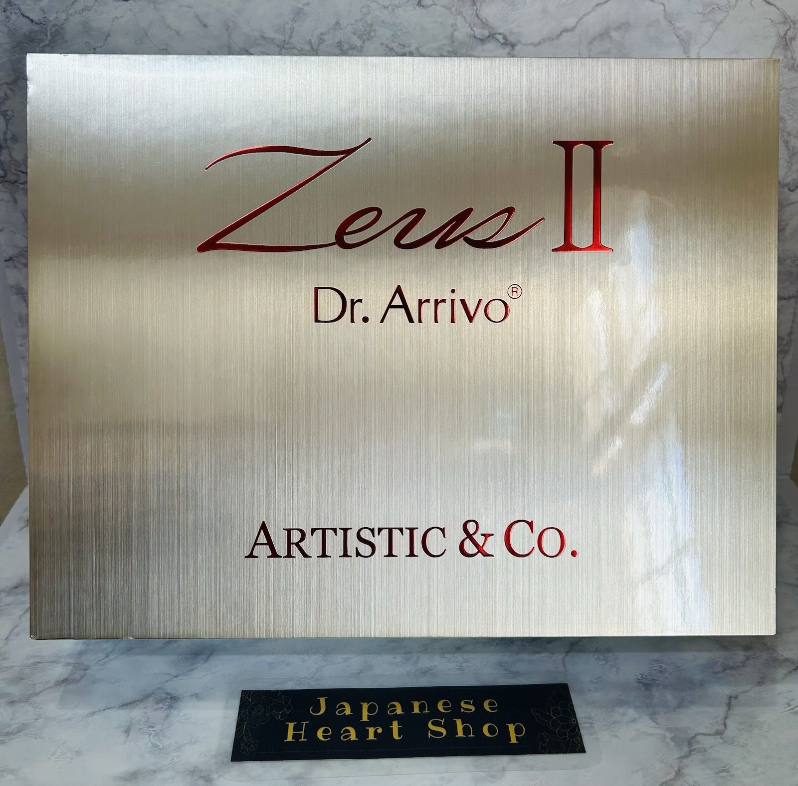 DR.ARRIVO Zeus II 24K Olympia Gold & Red ARTISTIC&CO Facial Device w/ Serum