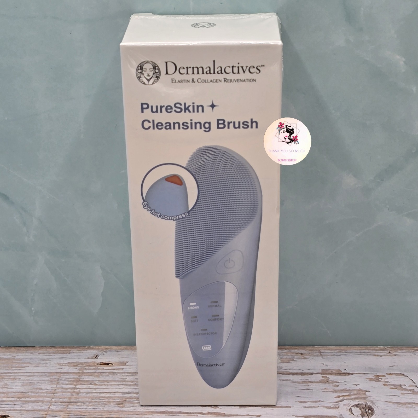 Dermalactives PureSkin Cleansing Brush NEW Sealed Box 5 Cleaning Modes