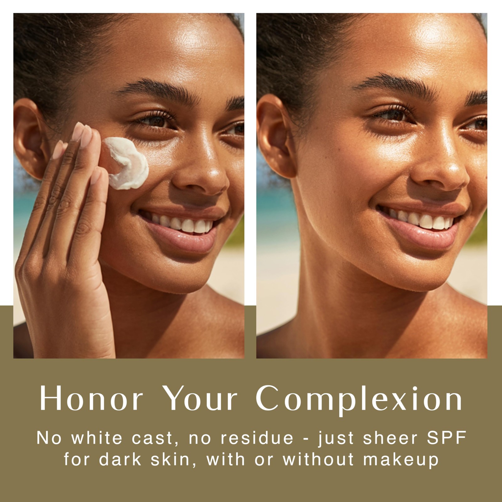 Black Girl Sunscreen SPF 30 for the Face & Body – 2 Fl Oz (Pack of 1), White