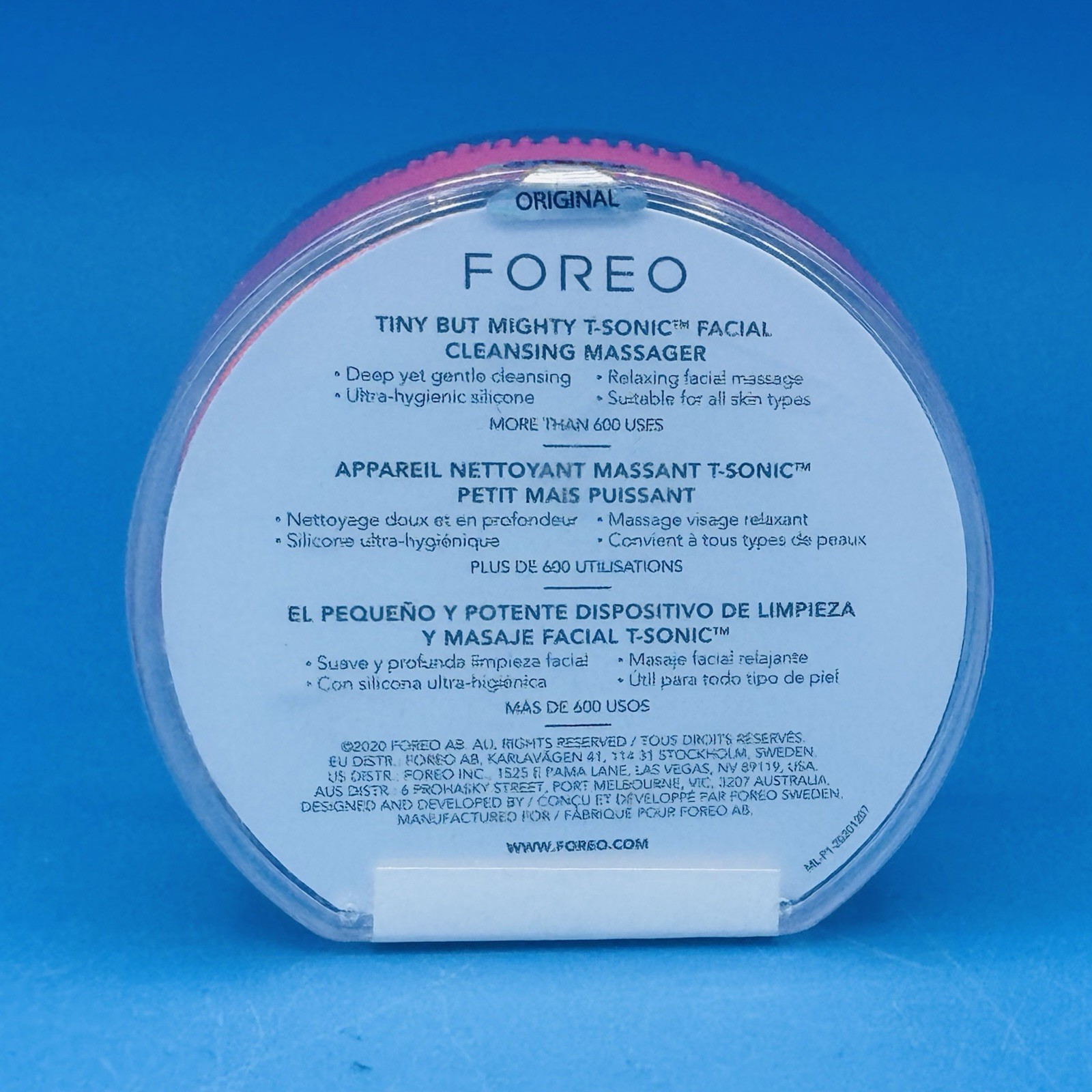 FOREO Luna Play Plus 2 Facial Cleansing Massager Pink Brand New/ Sealed