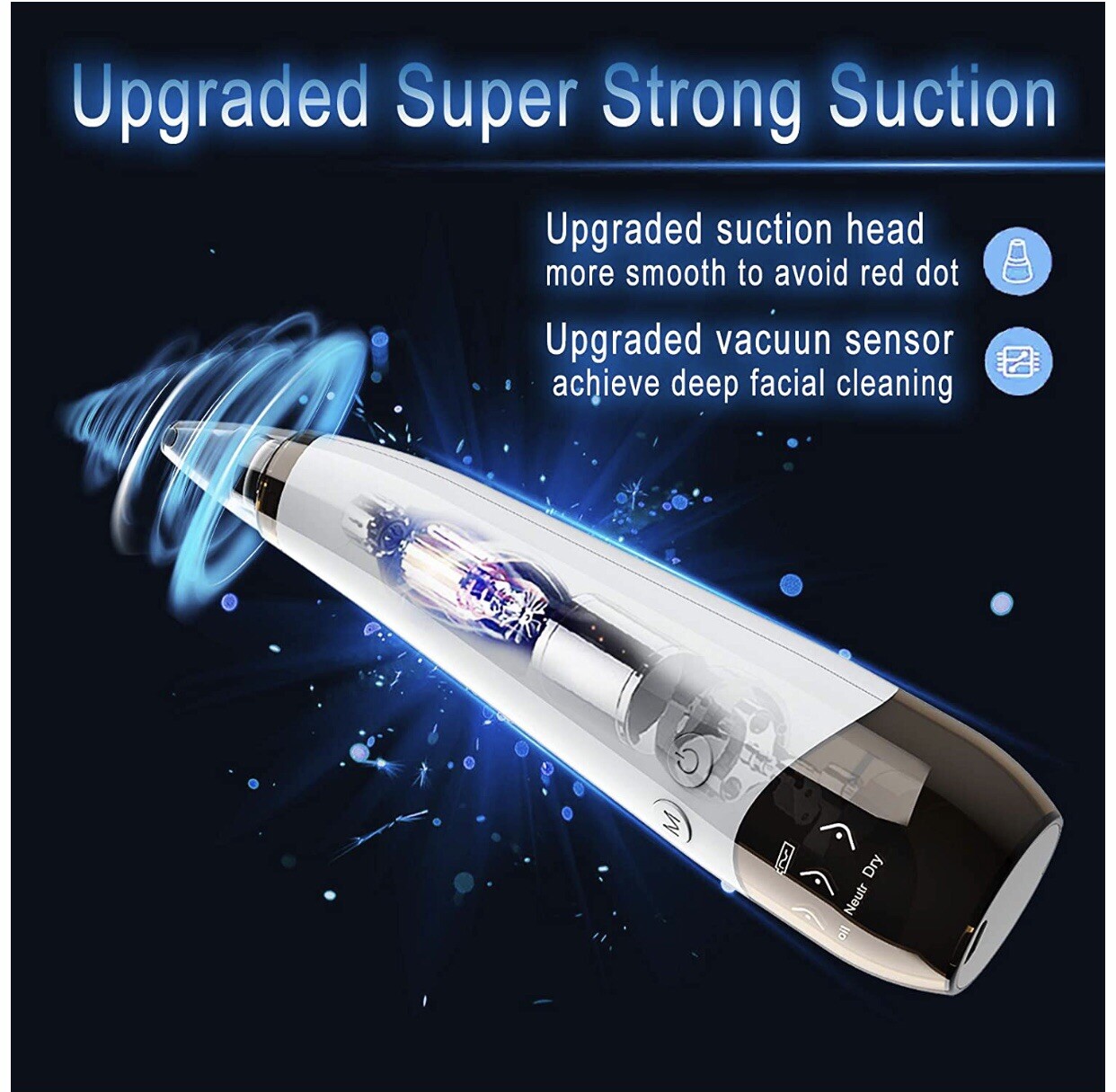 Blackhead Cleaner With Six Suction Heads