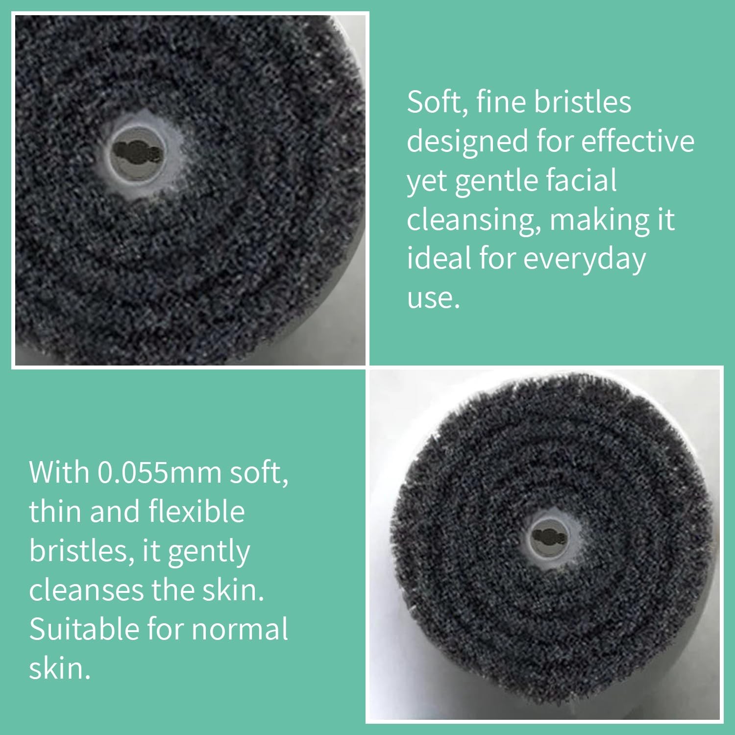 Activated Brush Head , Soft Spinning Bristles for Gentle Cleansing, with Most…