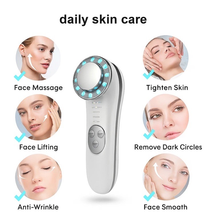 Microcurrent Facial Tool Anti-Aging Lift Tone Contour Rechargeable Skincare