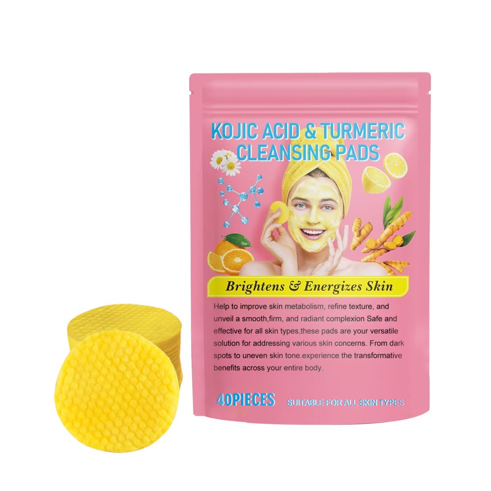 Turmeric Kojic Acid Cleansing Pad ntle Cleansing Skin Care Fades