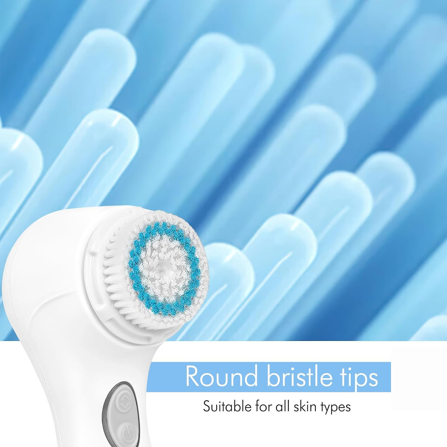 Sonic Electric Facial Cleansing Brush, Rechargeable Waterproof Face Scrubber