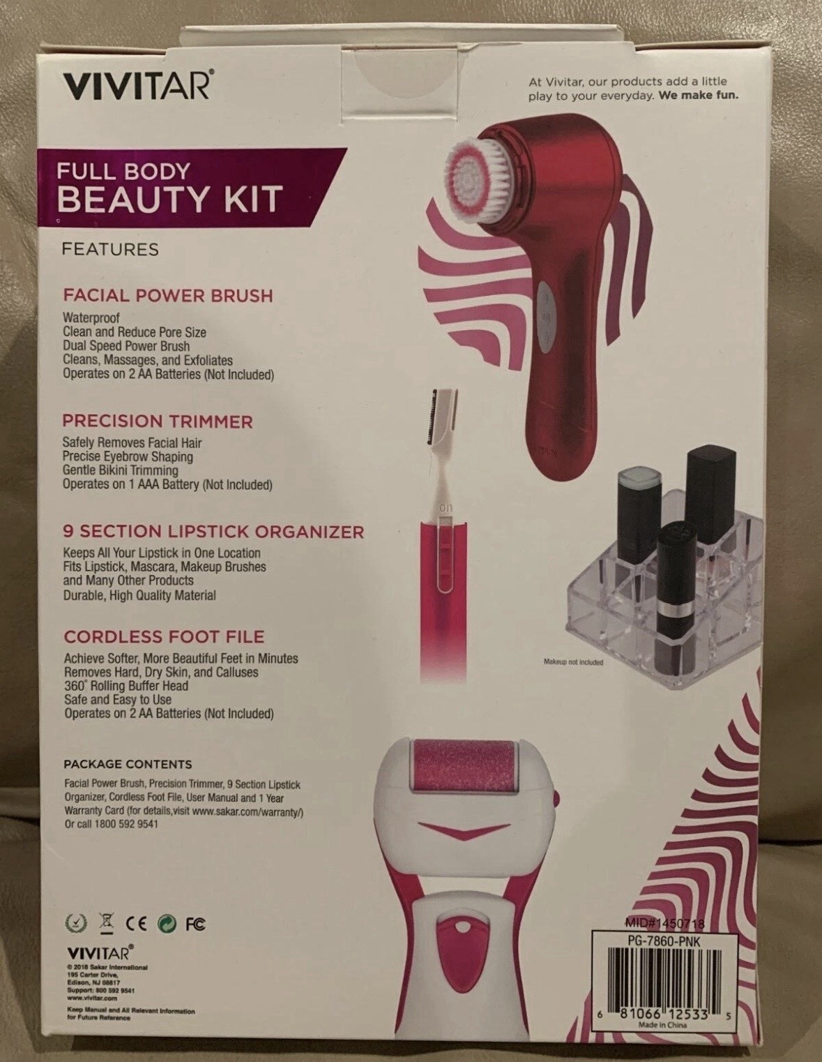 Francesca’s Vivitar Simply Beautiful Full Body Beauty Cleansing Kit NEW IN BOX